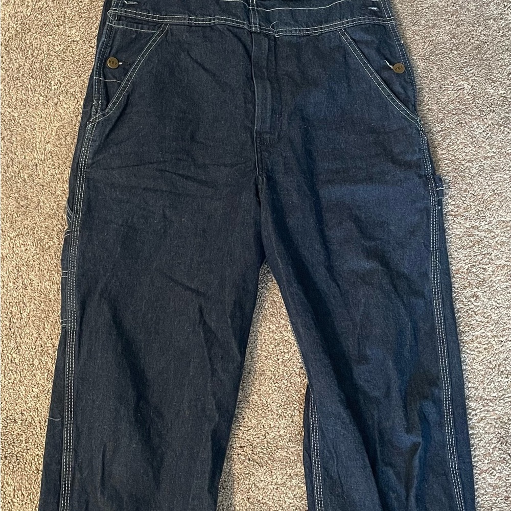 Men's Relaxed Fit Denim Overalls